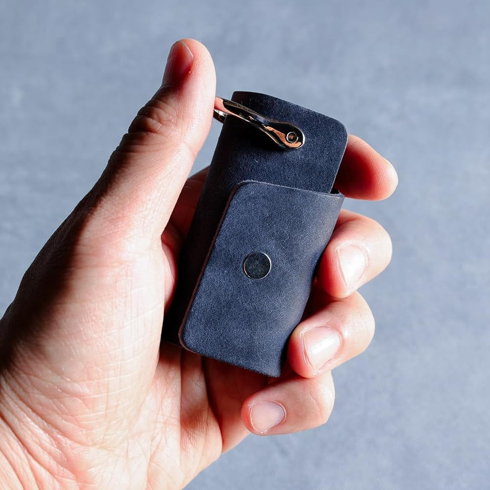 Amazon.co.jp: [AURAMU] 日本製 レザー キーケース ネジ式 Dカン